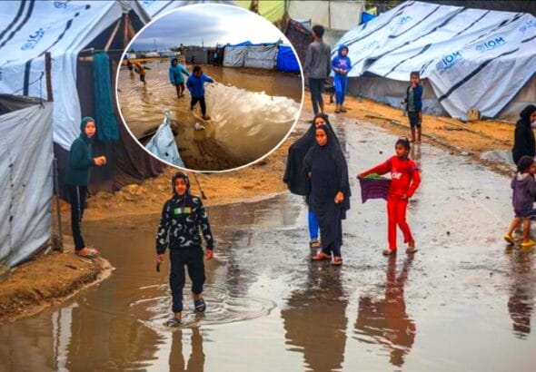 প্রাকৃতিক দুর্যোগে দিশেহারা ফিলিস্তিন!